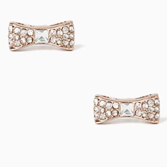 kate spade Jewelry - NWT 🆕 Kate Spade ♠️ Ready Set Bow Pave Stud Earrings
